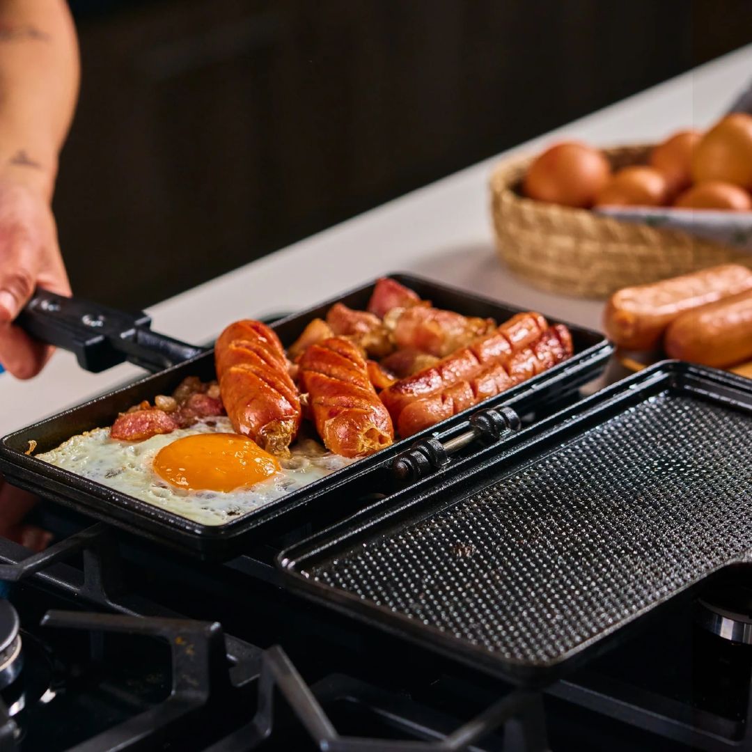 Sanduchera Victoria de Hierro Fundido Curada