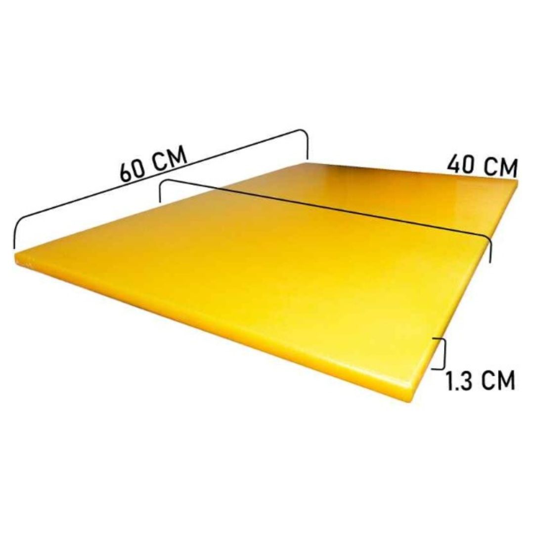 Tabla para Picar Alimentos 60x40cm Amarilla Profnal