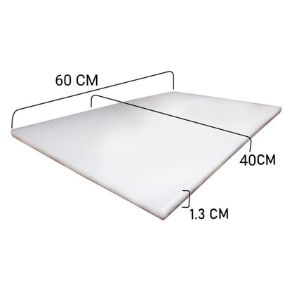 Tabla para Picar Alimentos Blanca 60x40cm Profesional