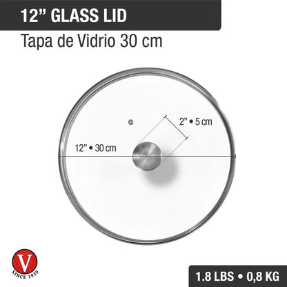 Tapa de Vidrio Templado Victoria 30 cm