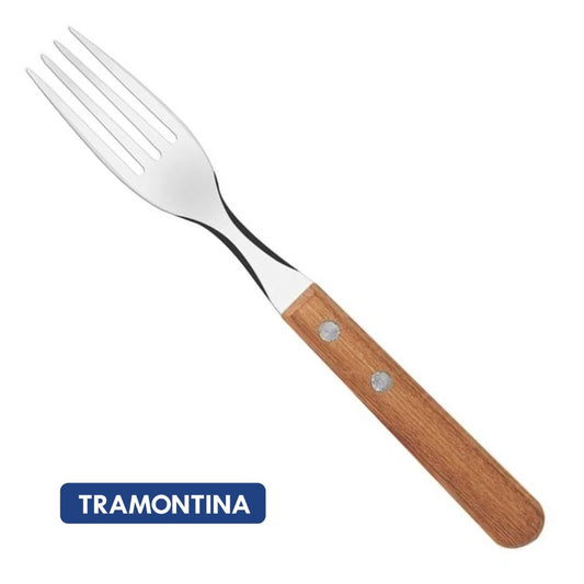 Tenedor Churrasco Mango de Madera