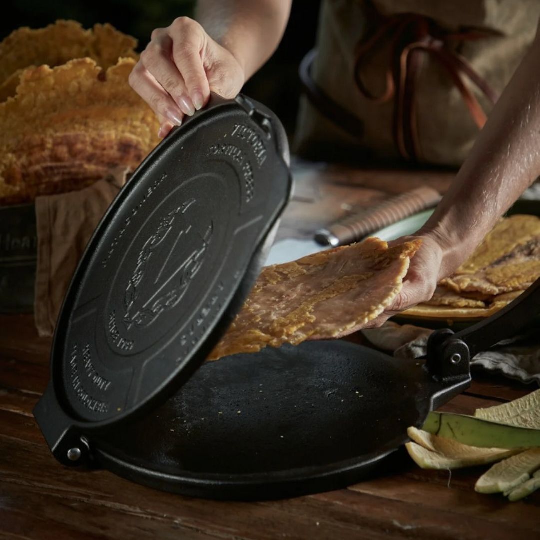 Pataconera Tortillera Victoria de Hierro Fundido 25 cm