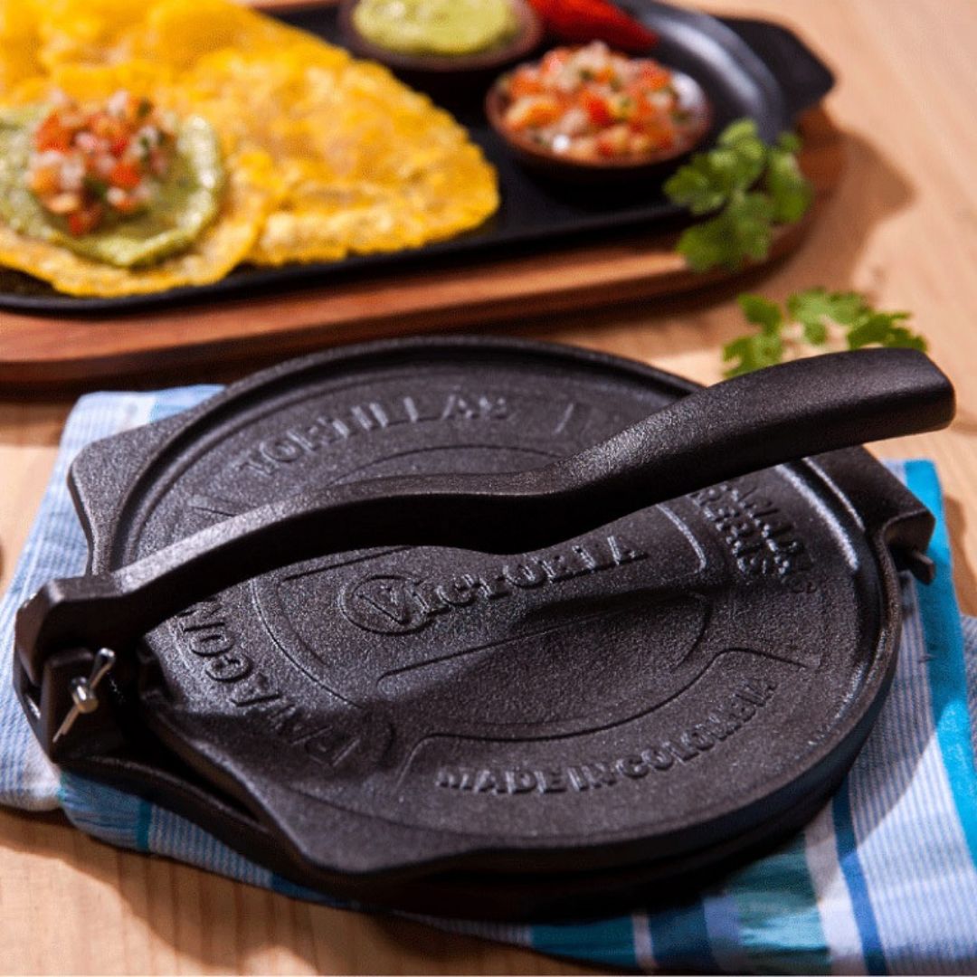 Pataconera Tortillera Victoria de Hierro Fundido 20 cm